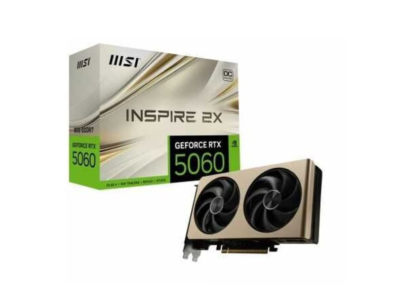 MSI GeForce RTX 5060 8G INSPIRE 2X OC 128bit