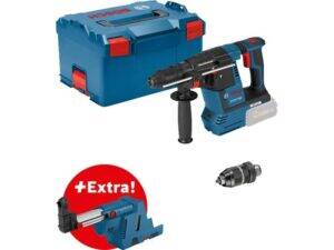 BOSCH GBH 18V-26F + GDE Professional Akumulatorska hamer bušilica u L-BOXX 238 sa priborom za usisavanje prašine, 061191000K