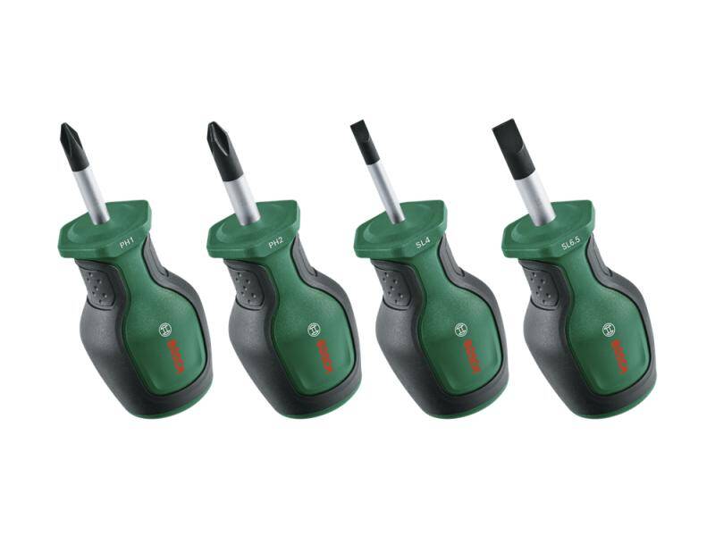 BOSCH Universal 4-delni set kratkih odvrtača, 1600A032UJ