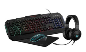Tastatura + miš + podloga + slušalice USB Volkano VX Herac VX-147-BKV3 US crna