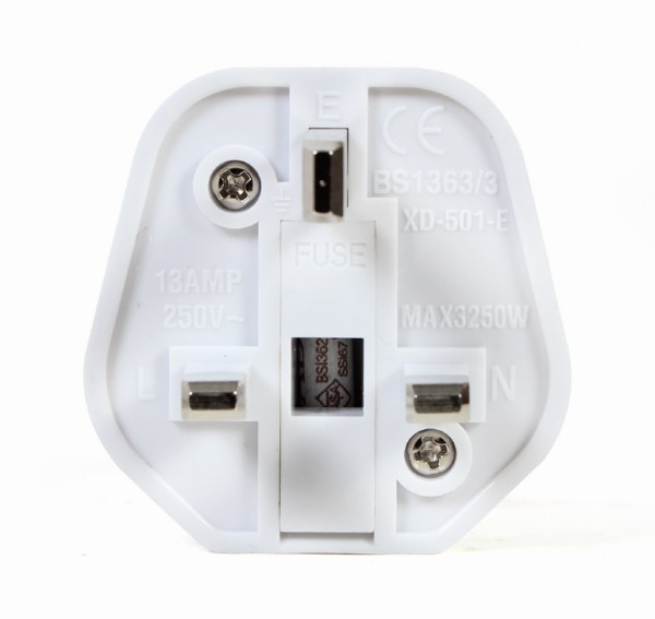 Travel adapter A-AC-EUFUKM-01 Gembird  EU na UK, 13A