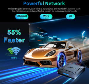 GMB-X96 M200 4/64GB smart TV box S905X5M quad ARM G310V2, 2x4K 2.4&5G, 1000M, BT, Android 14