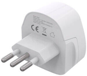 Travel adapter A-AC-ITMINTF Gembird IT suko 10A