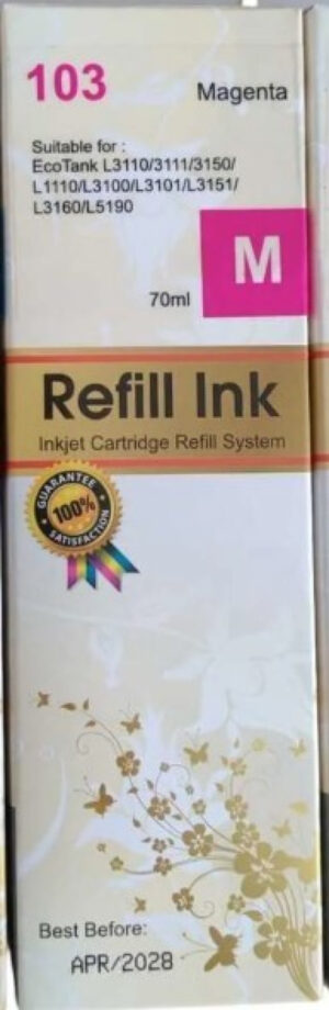 INKJET EP 103/E103 Dopuna Magenta SINO boja bocica sadrži 70 ml mastila za Epson EPIJM103SC