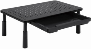 MS-TABLE-D-01 Gembird Podesivo postolje sa fiokom ya monitor 370x235x140mm