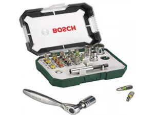 BOSCH zeleni alat 26-delni set bitova sa rašpom 2607017322