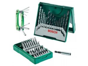 BOSCH plavi alat 41-delni set bitova i burgija 15-delni burgija + 25-delni set bitova + ručka sa inbus ključevim 2607017333