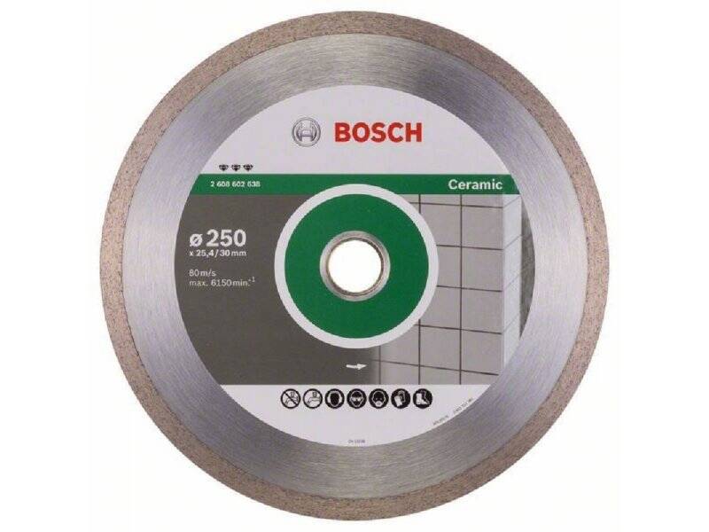 BOSCH Dijamantska rezna ploča Best for Ceramic  2608602638, 250 x 30/25,40 x 2,4 x 10 mm