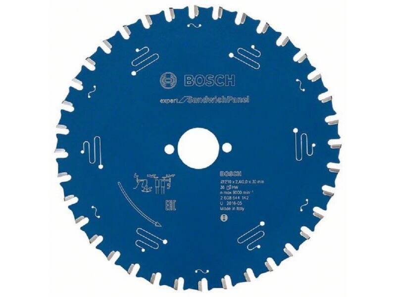 BOSCH List kružne testere Expert for Sandwich Panel 210 x 30 x 2,4 mm, 36  2608644142, 210 x 30 x 2,4 mm, 36