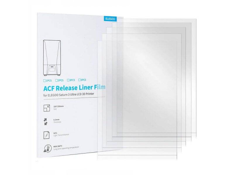 ELEGOO Saturn 3 Ultra ACF – 5 pcs
