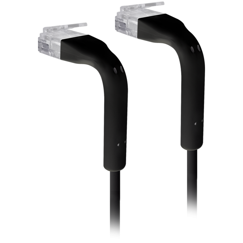 Ubiquiti UniFi Patch Cable U-Cable-Patch-8M-RJ45-BK Ultra-thin patch cable with bendable boots designed for installation flexibility, 3 mm outer diameter