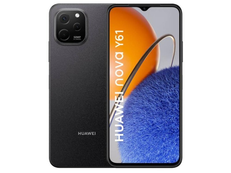 HUAWEI Refurbished Nova Y61 4/64GB Midnight Black DS 4G A Grade