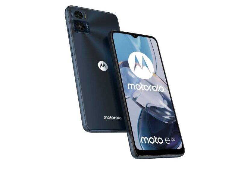 MOTOROLA Refurbished moto e22 4/64GB Black DS 4G C Grade