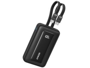 ANKER Zolo Power Bank 10000mAh, 35W, sa ugrađenim USB-C kablovima, crni