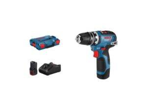 BOSCH plavi alat Akumulatorska bušilica/odvrtač GSR 12V-35 FC 12V, 2x3,0 Ah, 06019H3001