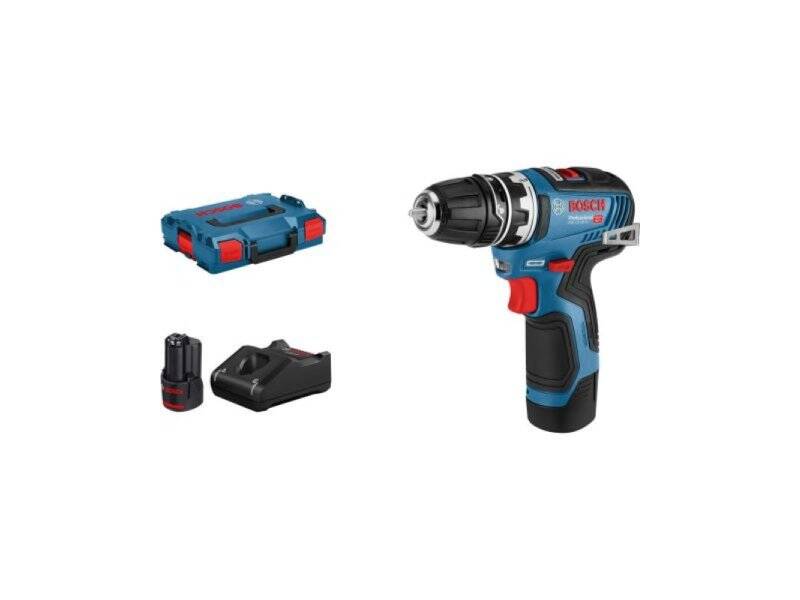 BOSCH plavi alat Akumulatorska bušilica/odvrtač GSR 12V-35 FC 12V, 2×3,0 Ah, 06019H3001