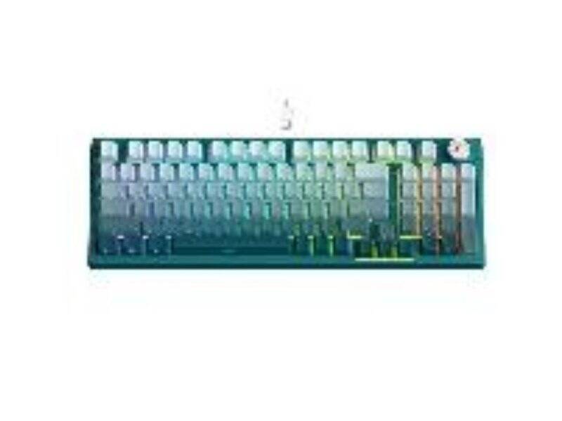 Havit Tastatura KB899L belo-zelena