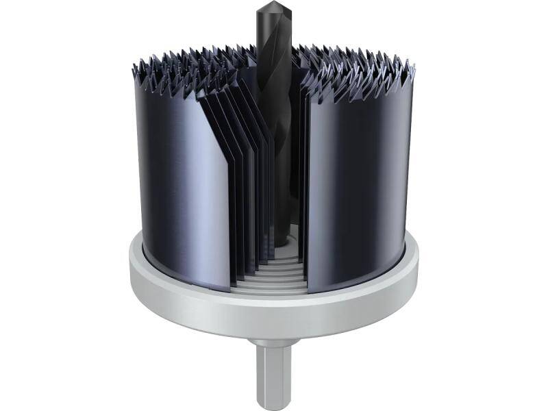 BOSCH Komplet testera za otvore sa držačem za drvo i gips, 7 delova, 2608594508