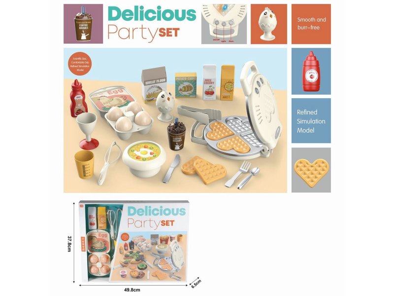 Denis Set za doručak, vafle i pica set