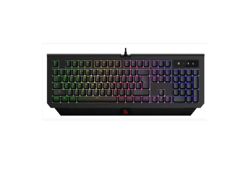 A4 TECH A4-B120N A4Tech Bloody NEON efekt, Gejmerska tastatura USB, US, Crna