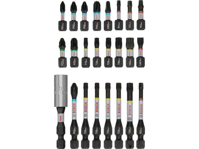 BOSCH PRO Impact set nastavaka za odvrtače, 24 komada, 2608521U75