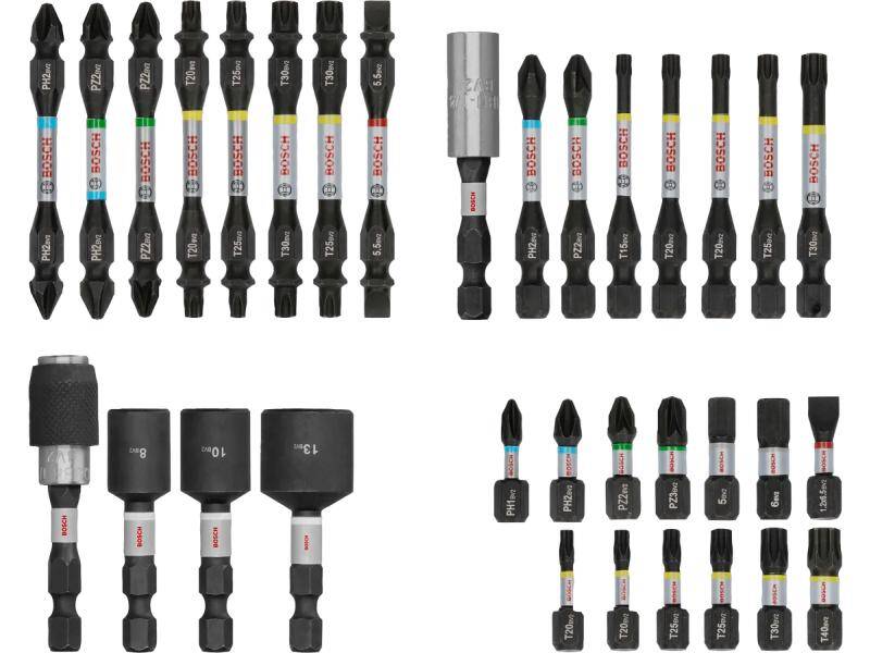 BOSCH PRO Impact set nastavaka za odvrtače, 35 komada, 2608521U77