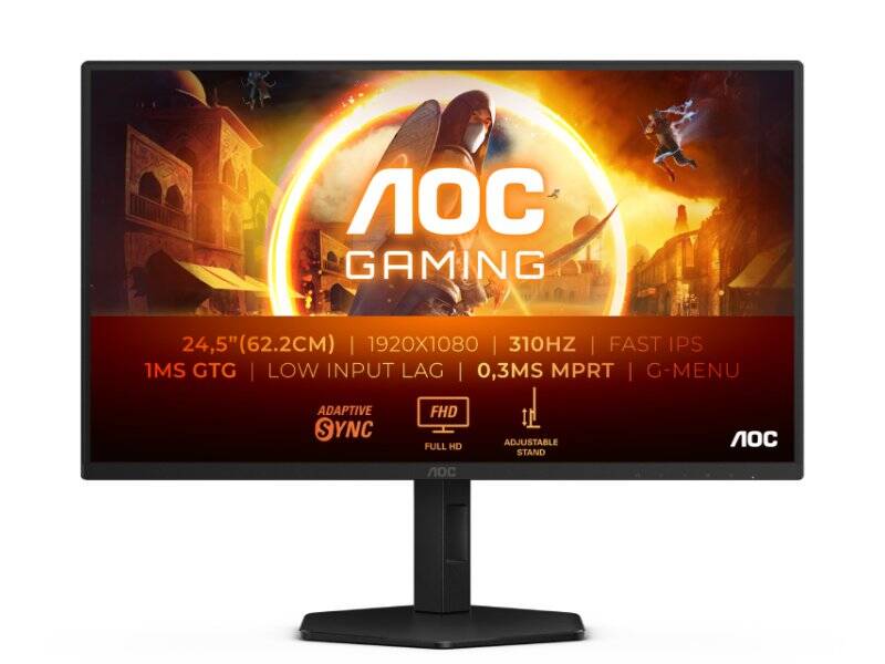AOC 25G4SXU FHD Fast IPS 310 Hz Gaming Monitor