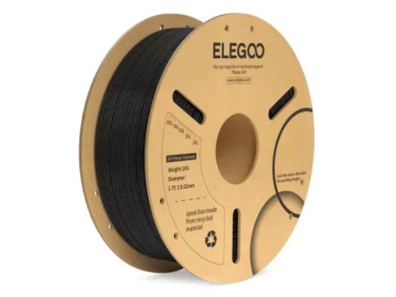 ELEGOO PLA+ filament 1.75mm 1kg – Black