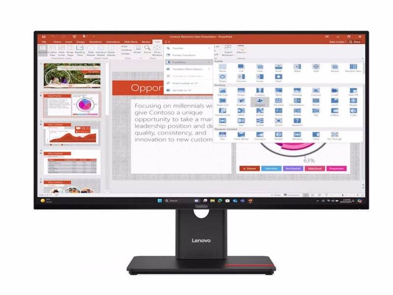 LENOVO ThinkVision T27-40 FHD IPS 120Hz, USB C (64A5MAT6EU)