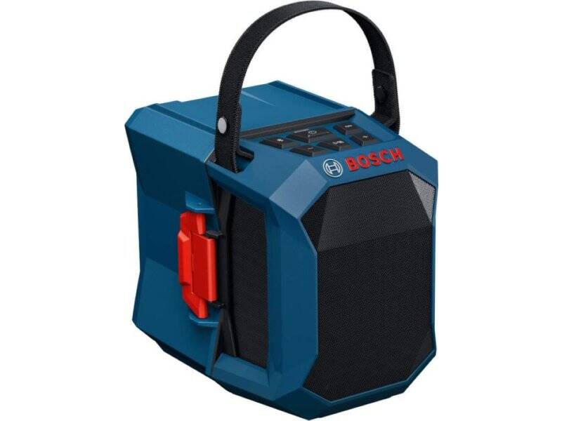 BOSCH plavi alat GPB 18V-1 C Solo bluetooth zvučnik, bez baterije i punjača, sa poklopcem baterije, 06014A7001