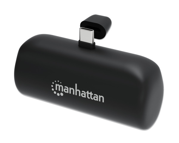 Powerbank Manhattan 1026336 5000mAh 10W/Black/USB-C