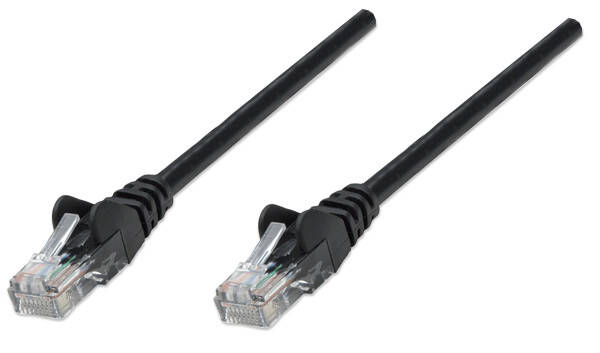 LAN UTP kabl intellinet 320757 Cat5e CCA/Black/2m