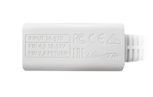 MikroTik Passive Gigabit PoE adapter sa LED