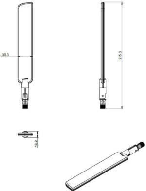 MikroTik HGO-LTE-W LoRa/LTE antena
