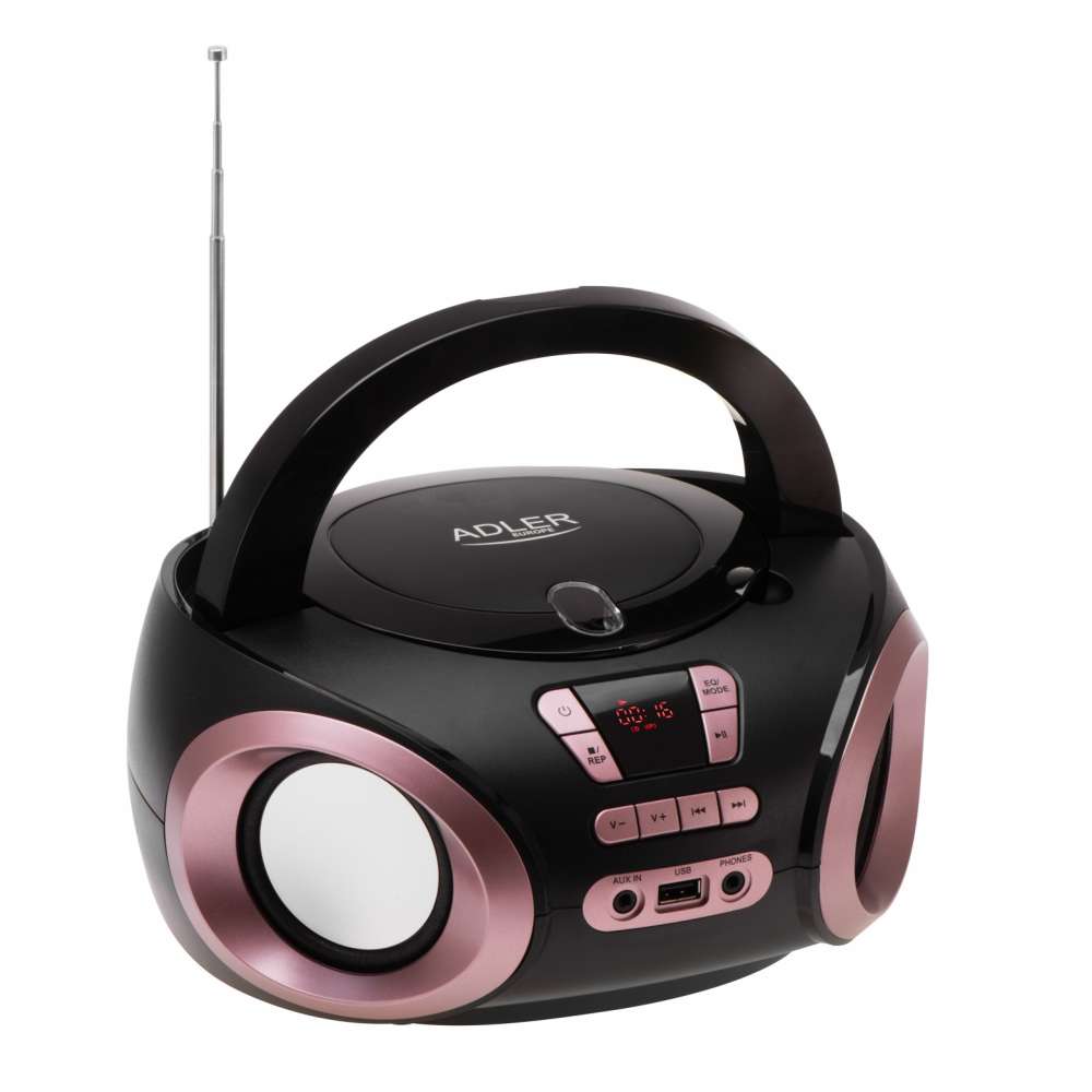 ADLER AD1181BC RADIO PRENOSIVI CD BOOMBOX CRNO PINK