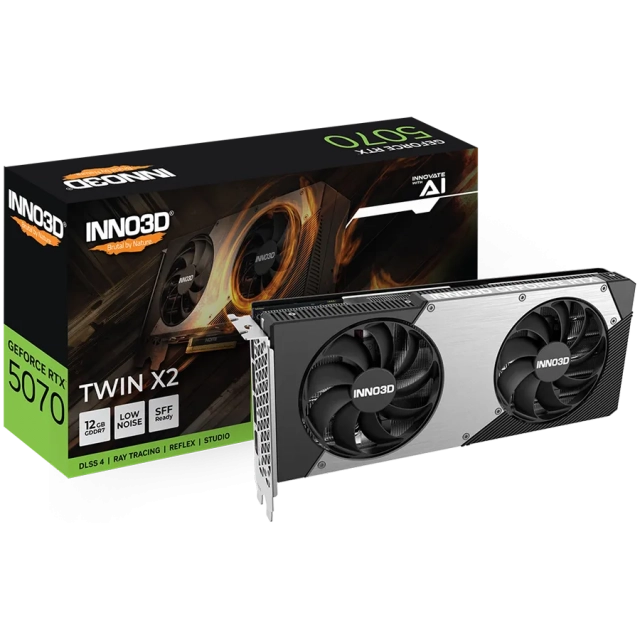 INNO3D NVIDIA RTX 5070 X2 12GB GDDR7 192bit  2542MHz / 28Gbp