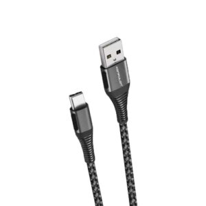 KONFULON USB Kabl DC34C Type C PLETENI 3A 2m SIVI