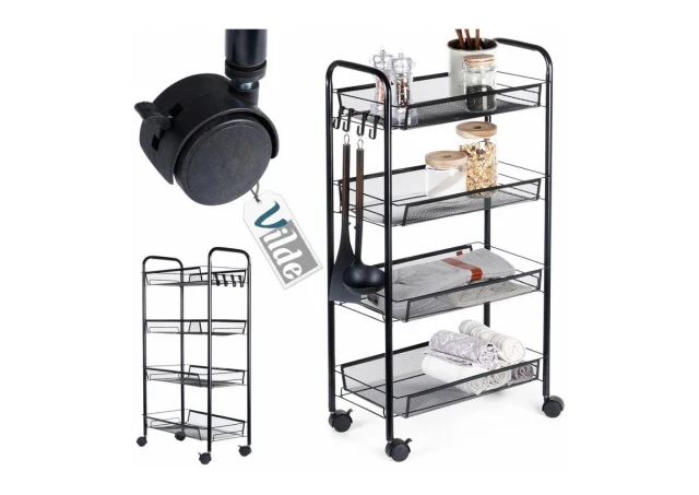 Vilde 568028 – Visenamenska polica na 4 nivoa sa tockicima