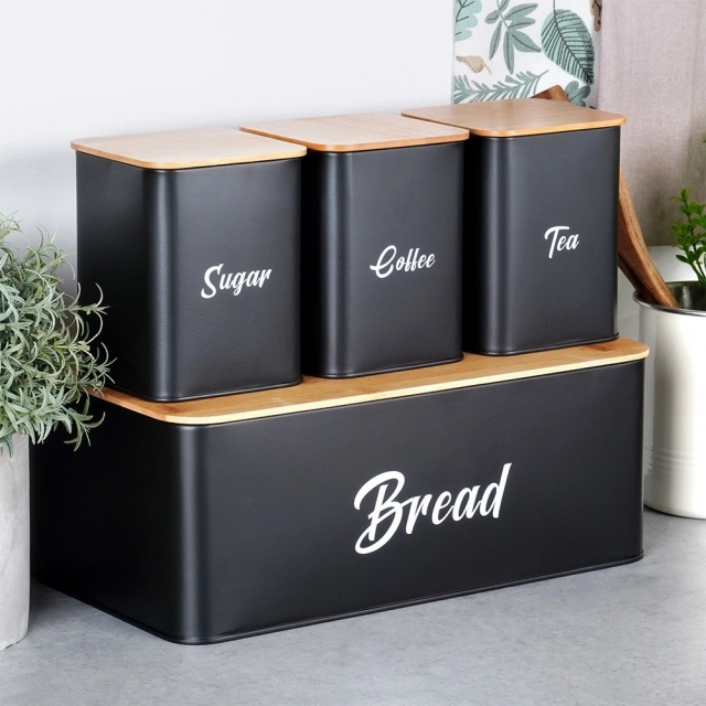 Vilde 259627 – Kutija za hleb , sa posudama  33.5 x 18.5 x 13 cm