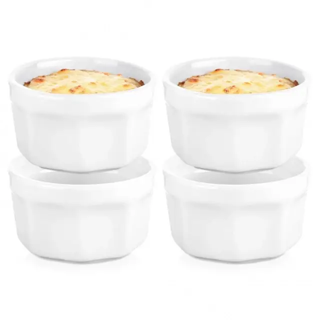 Vilde 112845 – Porcelanske činije  – 6 cm, 40 ml, set od 4 komada