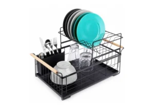 Vilde  229094 – Metalni ocedjivac za sudove na 2 sprata 48 x 29 x 28,5 cm