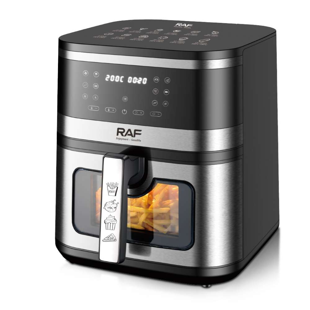 RAF R.5263 FRITEZA NA VRUĆ VAZDUH DIGITALNA CRNA 8L