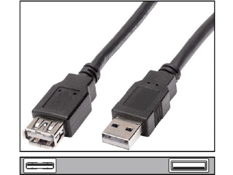NEDIS Kabl USB A-M/A-F 3.0 2m produžni