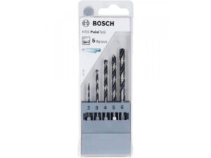 BOSCH HSS spiralna burgija PointTeQ 2,0/3,0/4,0/5,0/6,0 mm sa šestougaonim HEX prihvatom pakovanje od 5 komada - 2607002824