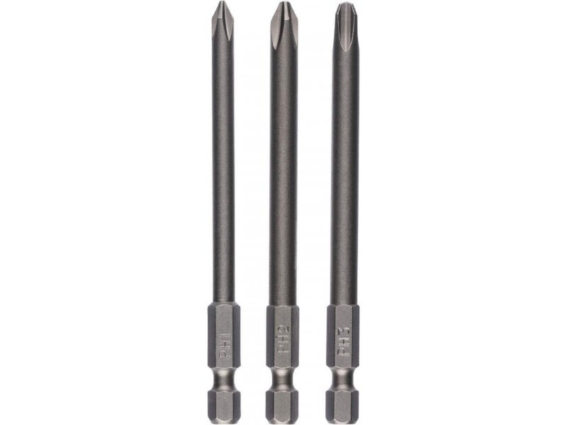 BOSCH 3-delni set nastavaka odvrtača za šrafove sa ukrštenim prorezom (PH) 2609255966