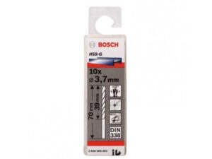 BOSCH Burgija za metal HSS-G, DIN 338 3,7 x 39 x 70 mm pakovanje od 10 komada
