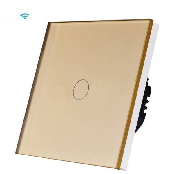 Wi-Fi pametni prekidač 1G TUYA Zlatni NN (WIFI TOUCH SWITCH)