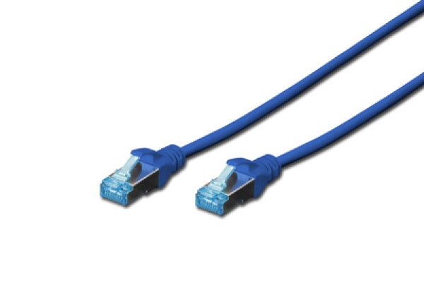 DK-1512-010/B patchcord kabl 5e U/UTP CCA 1m plavi
