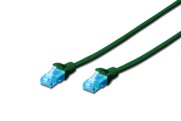 DK-1512-050/G patchcord kabl 5e U/UTP CCA 5m zeleni