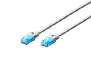 DK-1512-100/WH patchcord kabl 5e U/UTP CCA 10m beli